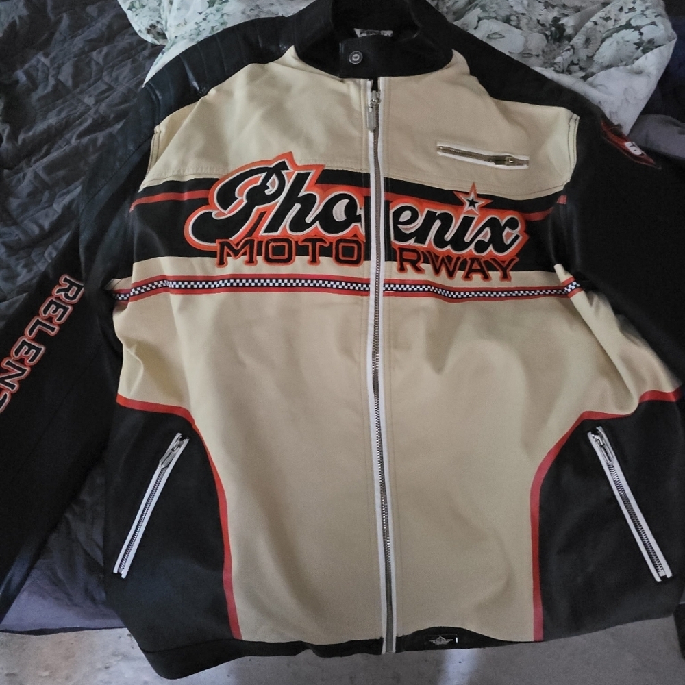 Black and Cream Performance Jacket
